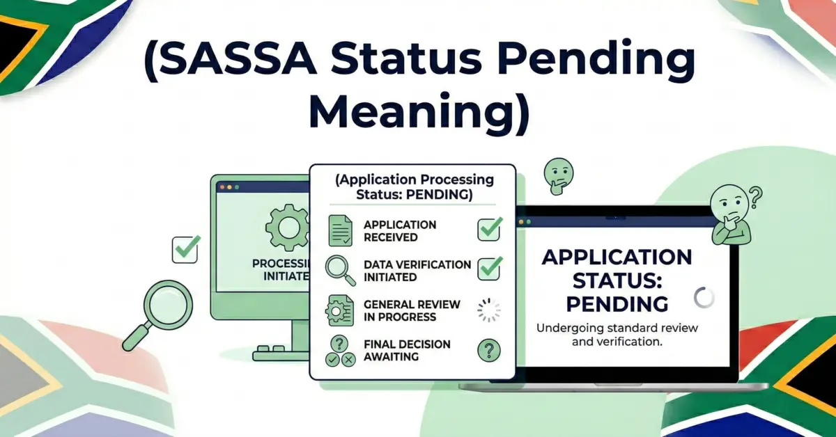 SASSA status Pending Guide