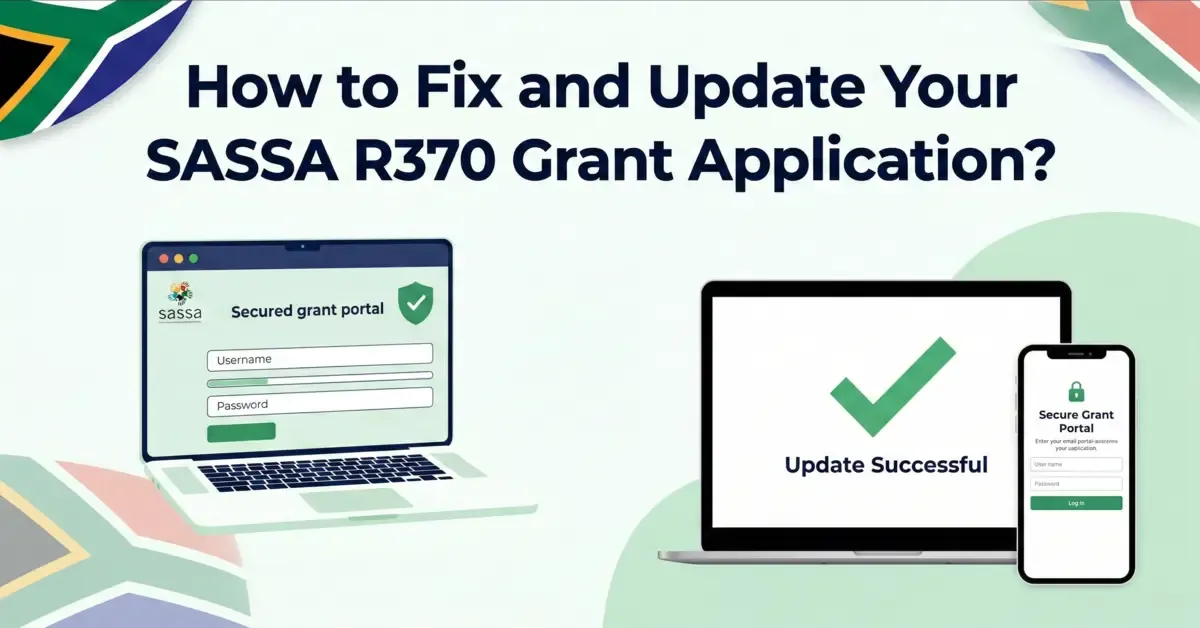 Fix and Update SASSA Grant Application