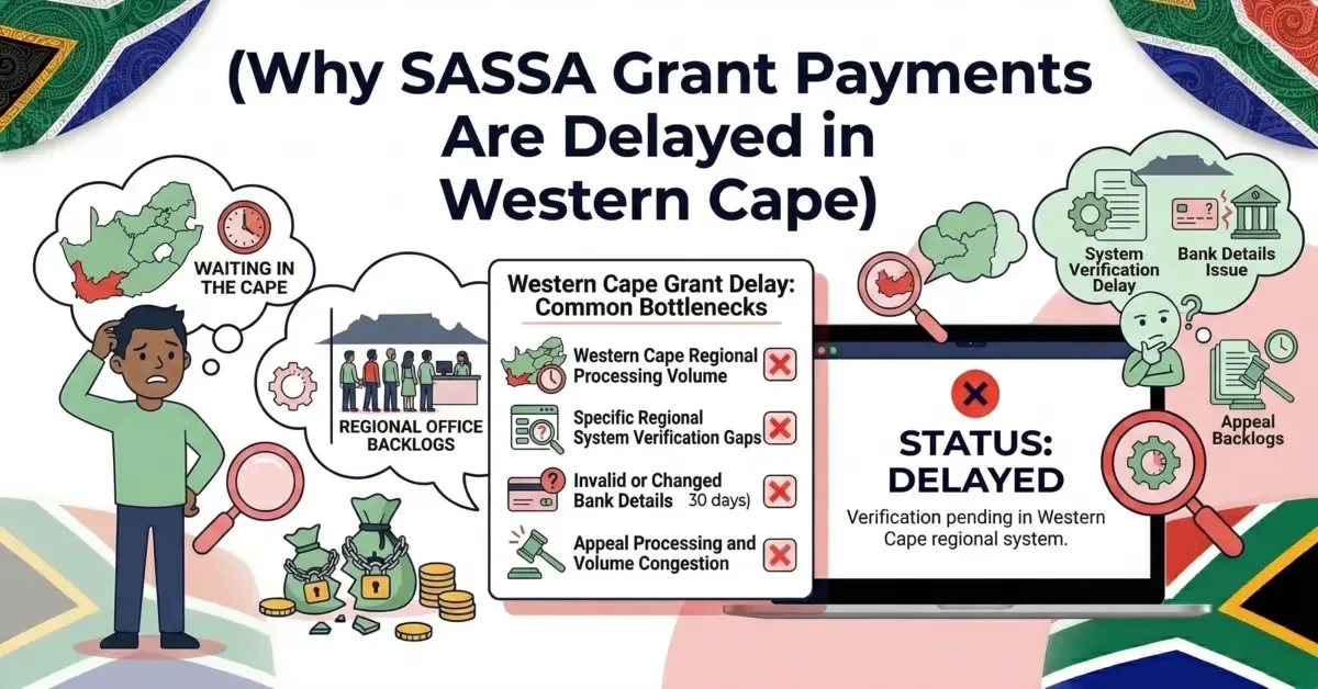 SASSA grant payments delayed in Western Cape